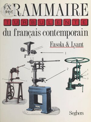 cover image of Grammaire turbulente du français contemporain